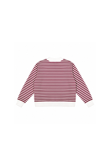 Women's Loungewear Winter Stripe Color Block Sweatshirt