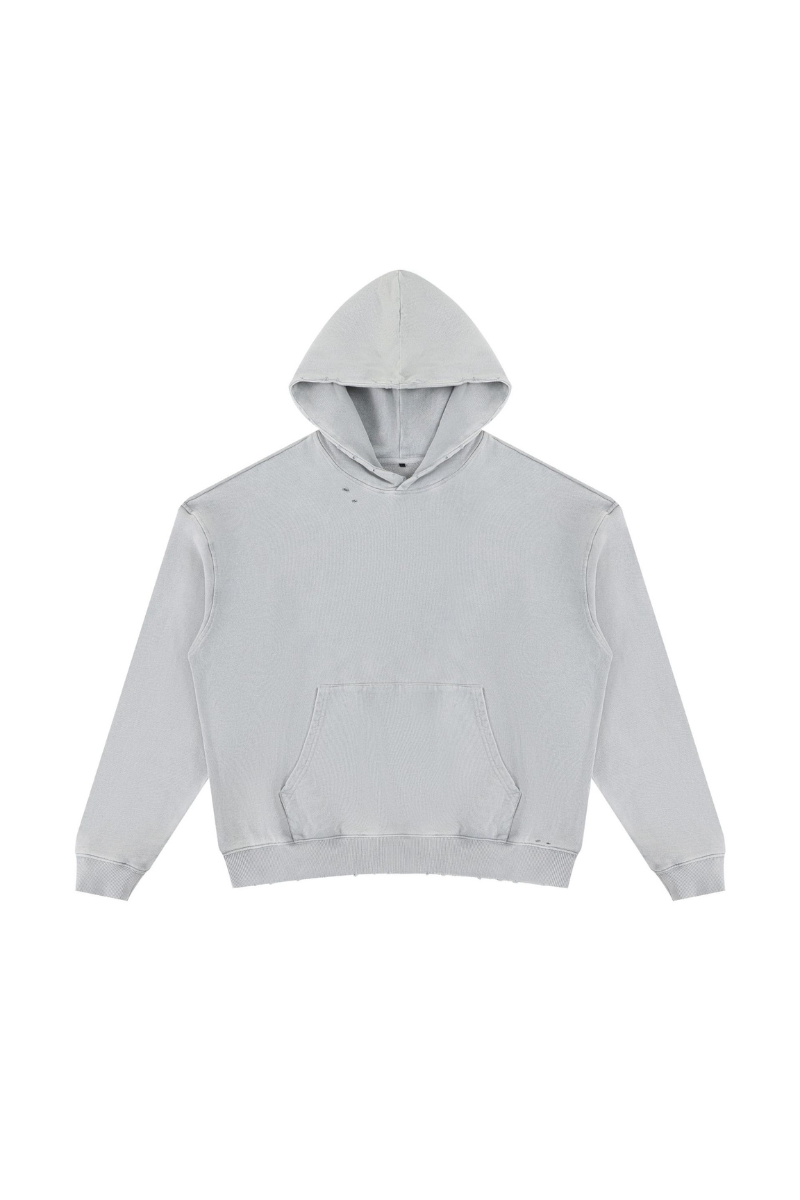 Women's Fall Cropped 100% Cotton Snow Washed Kangaroo Pocket Hoodie