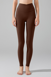 Women's Athletic V-Waist No Front Seam Yoga Leggings