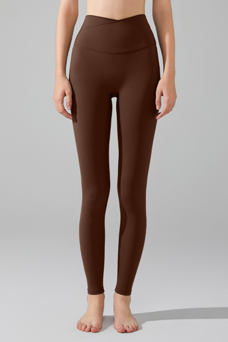 Women's Athletic V-Waist No Front Seam Yoga Leggings