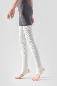 Women's solid-color chunky socks for exercise and yoga