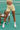 Women's Nude Mid-Waist Color Sports Shorts