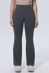 Women's Athletic High-Waist Shapewear Flare Pants