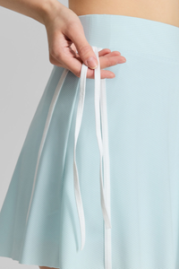 Women's Tennis Sets: Polo V-neck t-shirt And Pleated Skirt