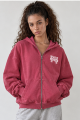 Women's Fall 100% Cotton Embroidery with Rhinestones Jacket