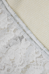 Women's Wide Strap Sheer Lace Cover-up Bikini Set - 3pcs