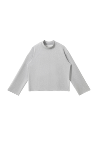 Men's Fall Comfort Colors Style Mock Neck Sweatshirt