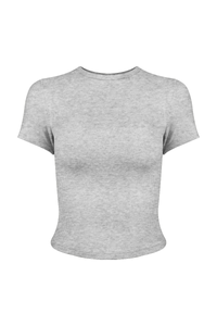 Ribbed Slim Racer-Tee