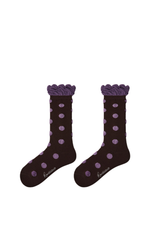 Women's Y2K Retro Color Stripe Soft Slouch Crew Socks