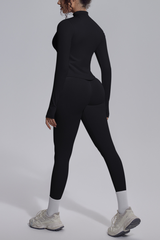 Women's Seamless Yoga Bra & Jacket & Leggings  3-Piece Set
