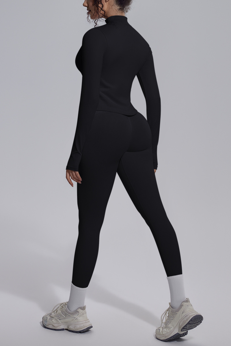 Women's Seamless Yoga Bra & Jacket & Leggings  3-Piece Set