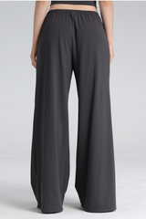 Women's High Waist Drawstring Wide Leg Yoga Casual Pants