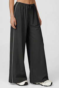 Women's Sports Solid Lightweight Wide-leg Pants