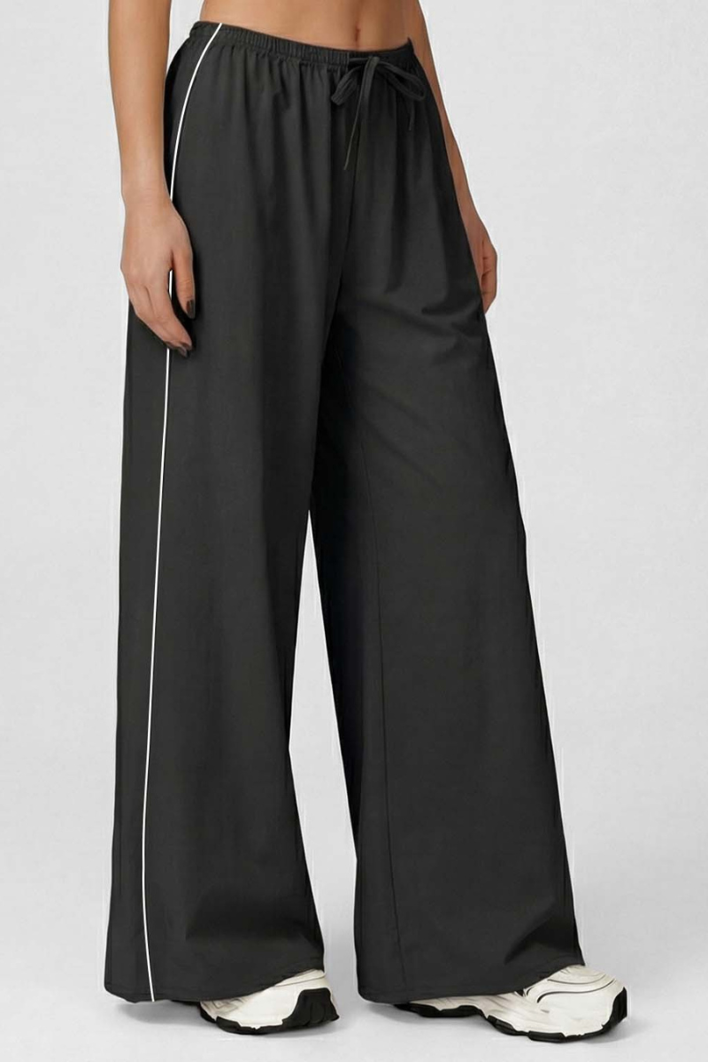 Women's Sports Solid Lightweight Wide-leg Pants