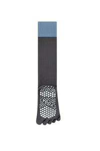 Color Block Non-Slip Knee-High Yoga Five-Toe Socks