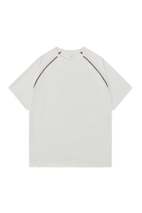 Men's Outdoor Striped Color-Block Relaxed Quick Dry T-Shirt