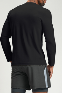 Men's Summer Cooling Round-Neck Quick-Dry Long-Sleeved Top