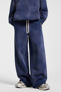 Retro-style simple and casual pants