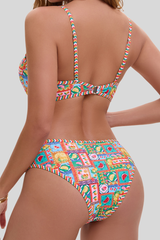 Women's Sexy Spaghetti Strap Triangle Cup Bikini