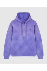 Unisex Fall 100% Cotton Distressed Ripped Hoodie
