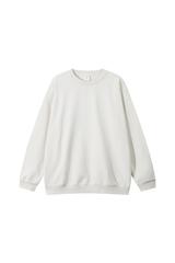 Women's Fall Washed Distressed Loose Drop Shoulder Pullover