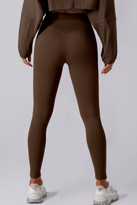 Women's V High-Waist Seamless Butt-Lifting Yoga Leggings
