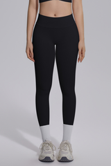 Women's Seamless Knit V-Waist Tight Butt-Lift Yoga Leggings