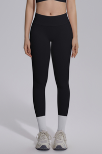 Women's Seamless Knit V-Waist Tight Butt-Lift Yoga Leggings