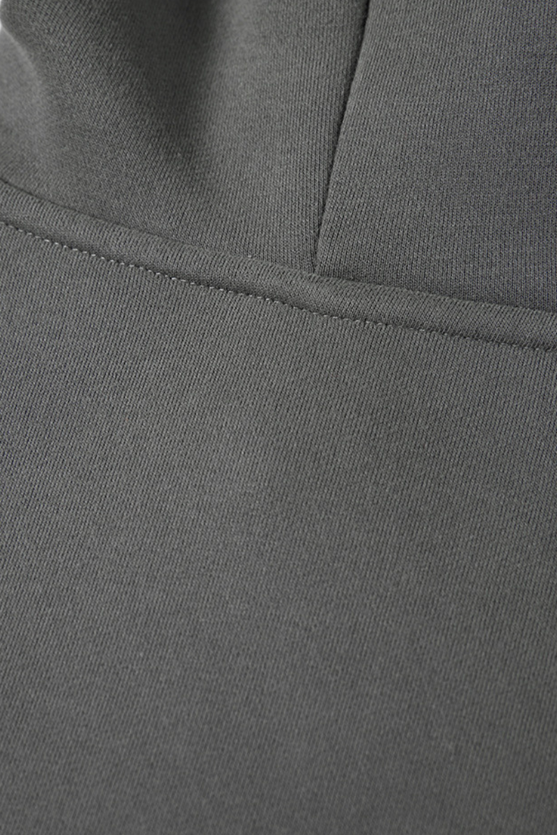 Men's cropped loose-fitting  hoodie