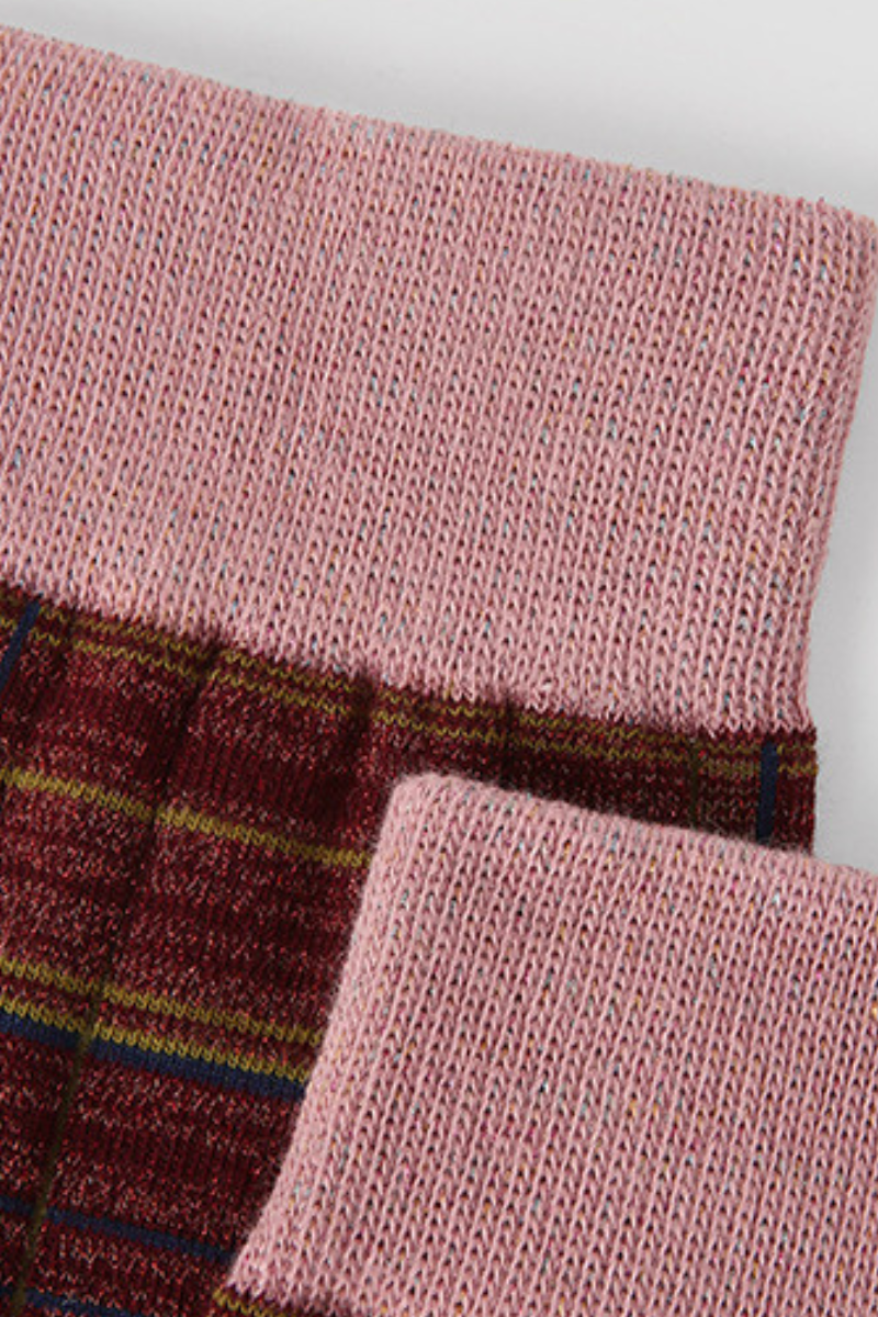 Women's Preppy Y2K  Retro Multicolor Striped Warm Knee-High Socks
