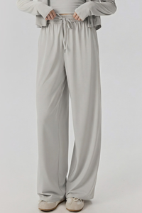 Women Summer High-Waist Lightweight Breathable Casual Pants