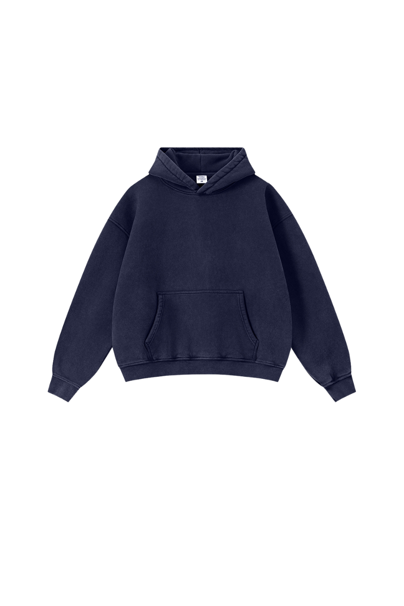 Men's Washed Fleece-lined Hoodie