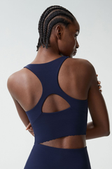 Women's Floral Center Yoga Sports Tank Top