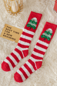 Women's Christmas Cute Xmas Cartoon Knee High Socks