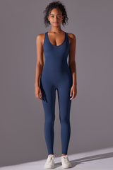 Women's Athletic U-neck Seamless Jumpsuit