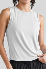 Women's Mesh Back Breathable Athletic Sleeveless Tank Top
