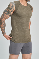 Men's Summer Soft Textured Quick Dry Sports Tank Top