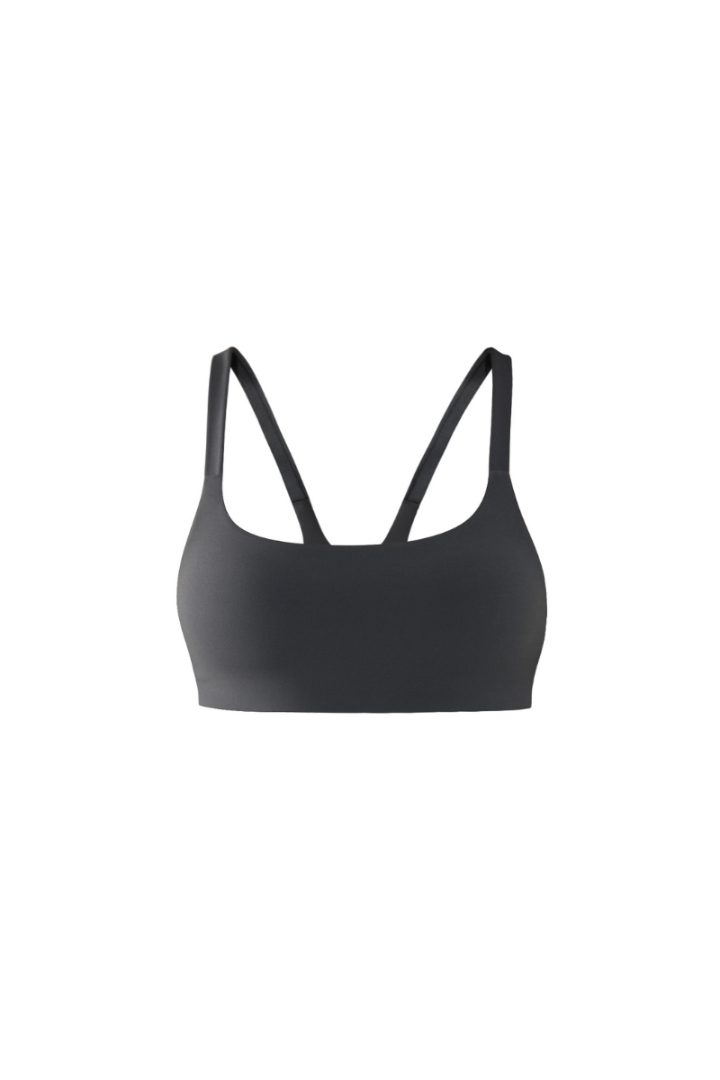Women's Thin Straps U neck Colorful Print Sports Yoga Bra