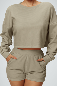Autumn and winter round-neck sweatshirt