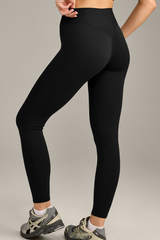 Women's High Waist No Front Seam High-Stretch Yoga Leggings