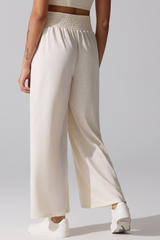 Women's Fall Soft Twisted High Waist Loose Wide Leg Pants