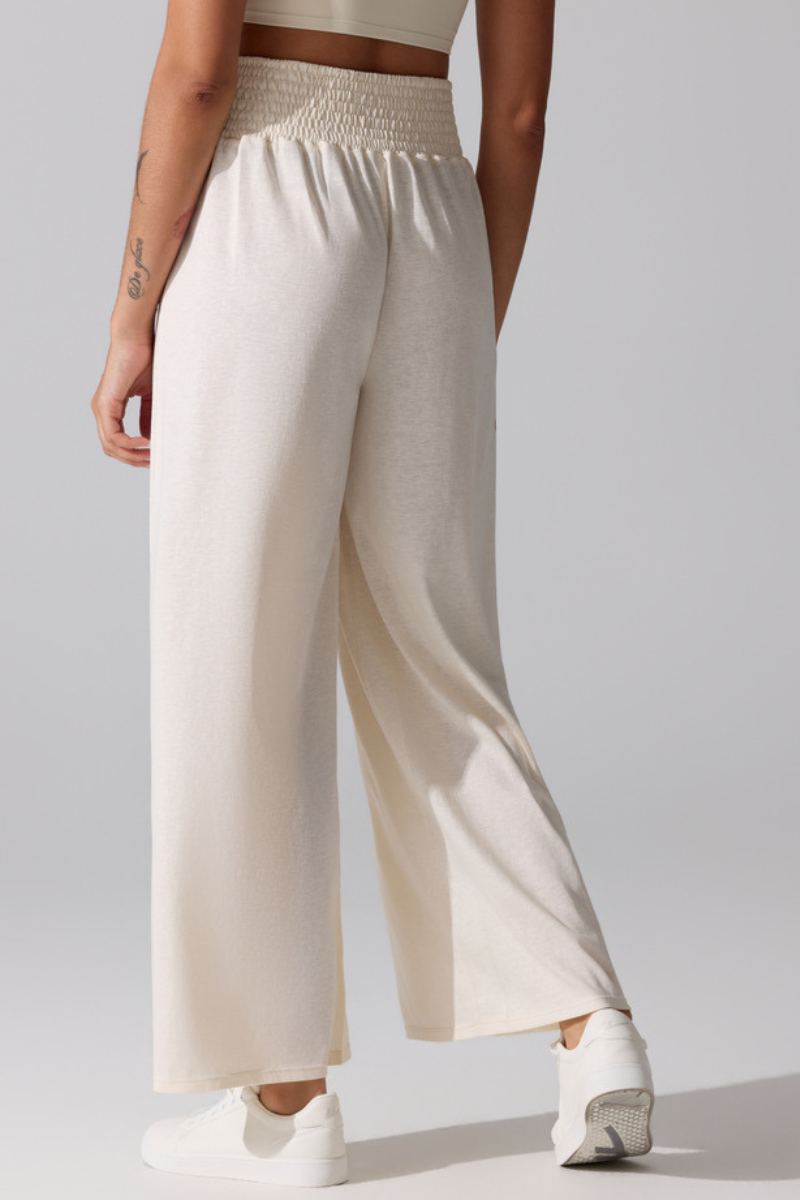Women's Fall Soft Twisted High Waist Loose Wide Leg Pants