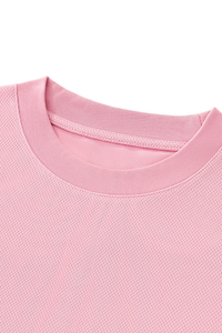 Unisex Loose Drop‑Shoulder Mesh Comfort Colors Style T-shirt