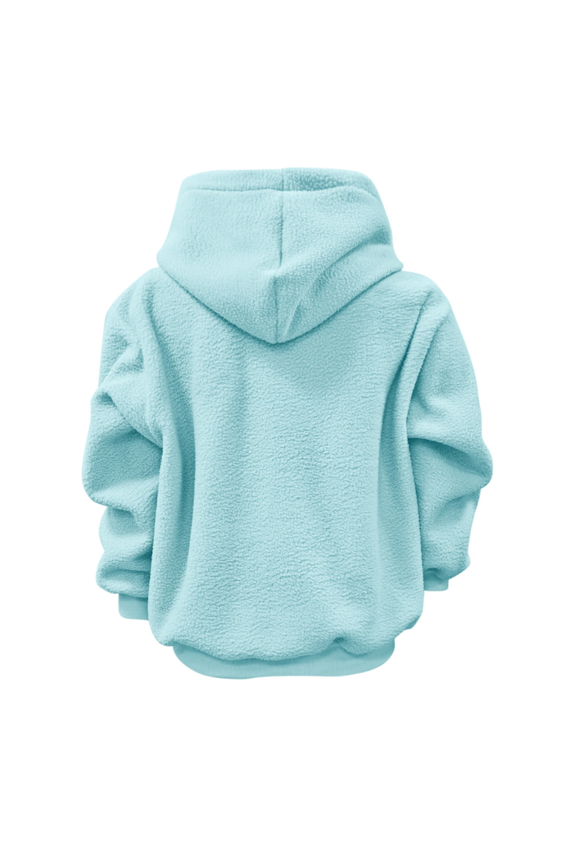 Women's Fall/Winter Fleece Front Large Pet Pocket Hoodie