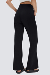 Women's Spring Breathable High-Waisted Flared Casual Pants