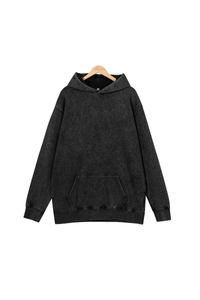 Unisex Fall 400G Heavyweight Washed Vintage Oversized Hoodie