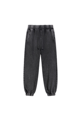 Unisex Fall 100% Cotton Vintage Washed Jogger