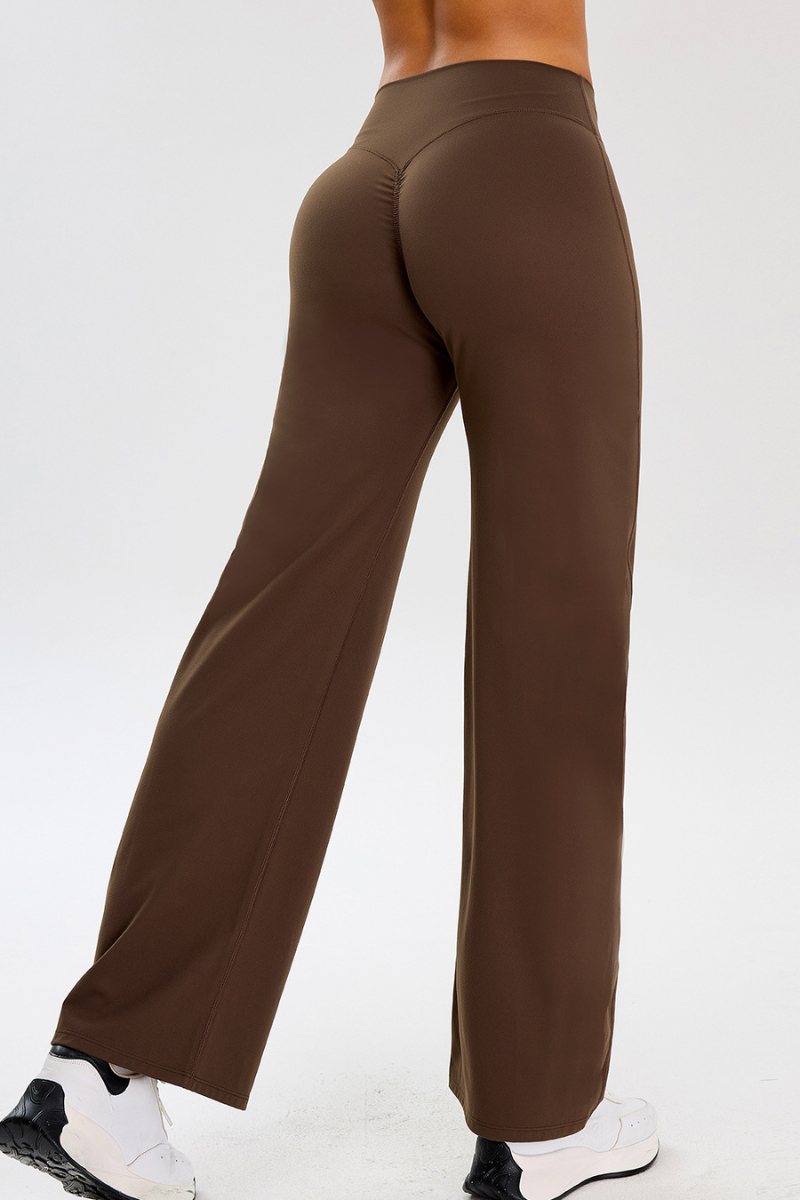 Women's Wide-Leg Straight-Leg Butt-Lifting Yoga Pants