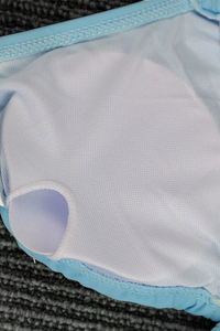 Women's Sexy Solid Mesh See Through Halter Bikini Set - 3pcs