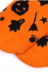 Unisex Halloween Festival Fun Print Mid-Calf Crew Socks